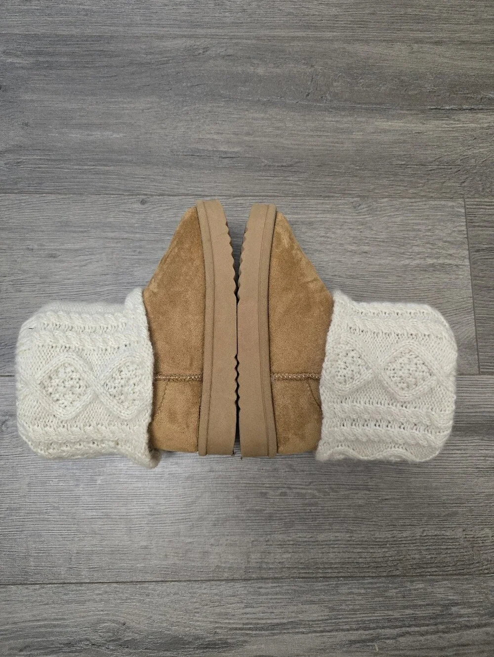 Steve Madden Kids' JFrosty boots cozy knit cuff Embroidered Patches Size 9
